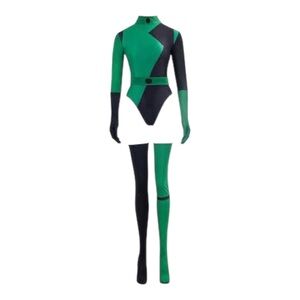 Kim Possible Shego cosplay costume
